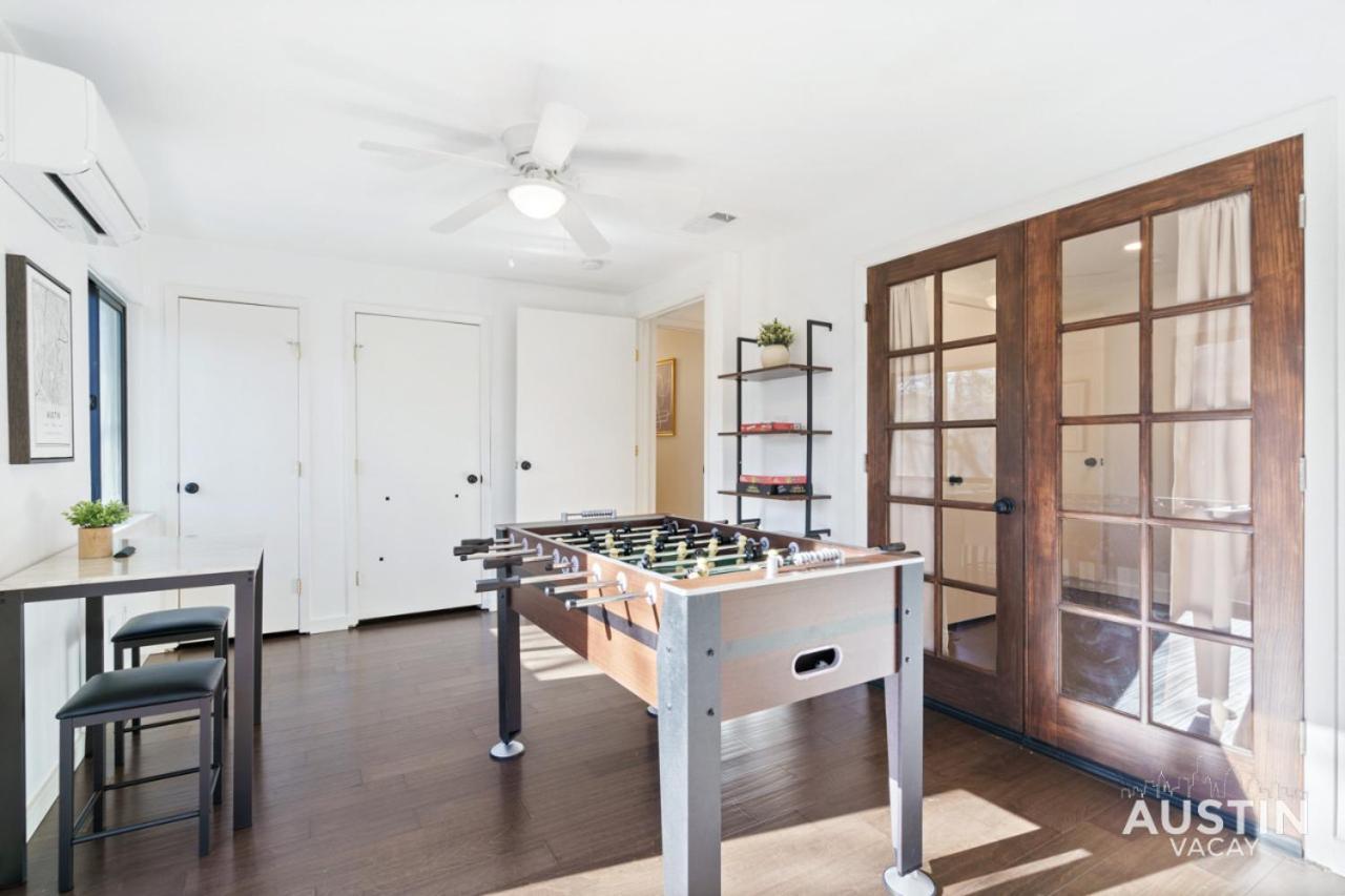 Pet Friendly Atx Escape With Game Room And Free Parking Austin Esterno foto